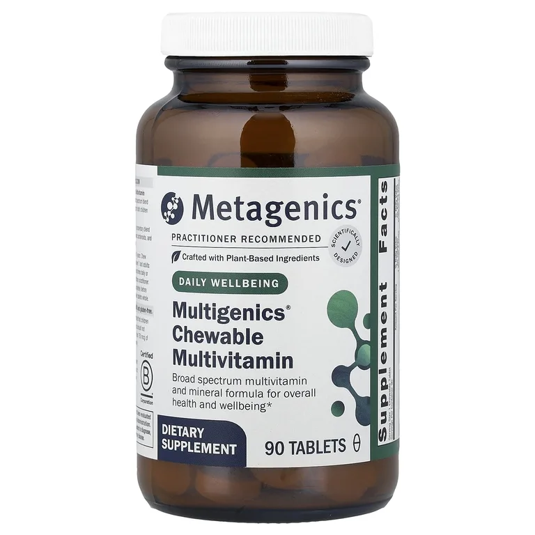 Metagenics, жевательные мультивитамины, 90 таблеток