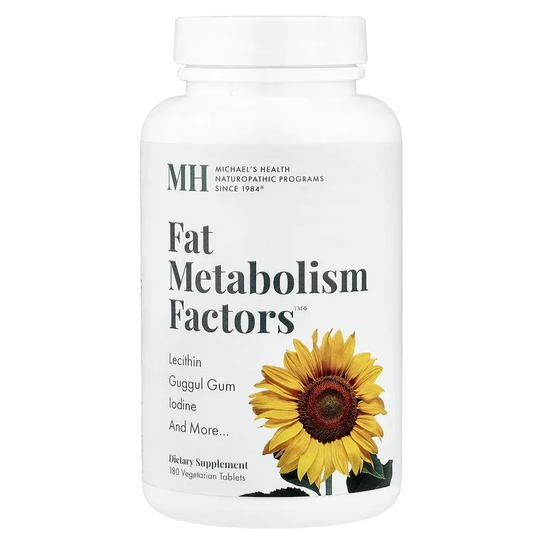Michael's Health, Fat Metabolism Factors™, 180 вегетарианских таблеток