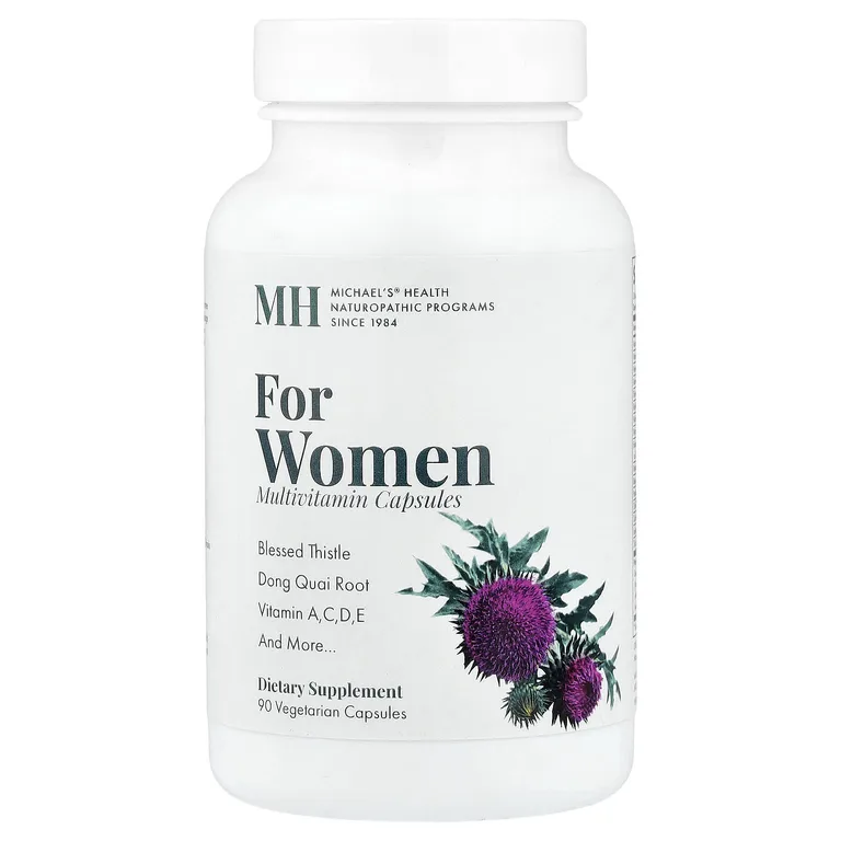 Michael's Health, Мультивитамины для женщин, 90 вегетарианских капсул