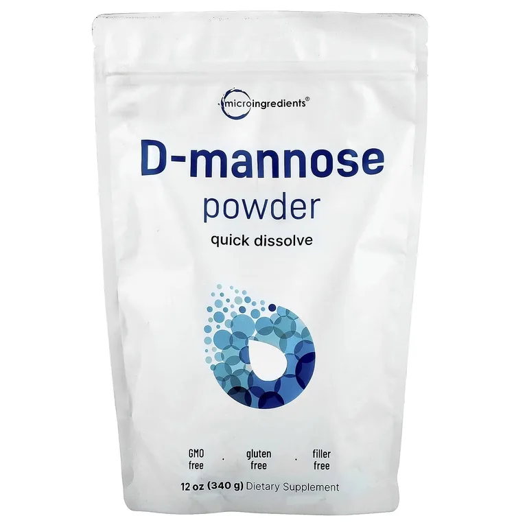 Micro Ingredients, D-манноза в порошке, 340 г (12 унций)