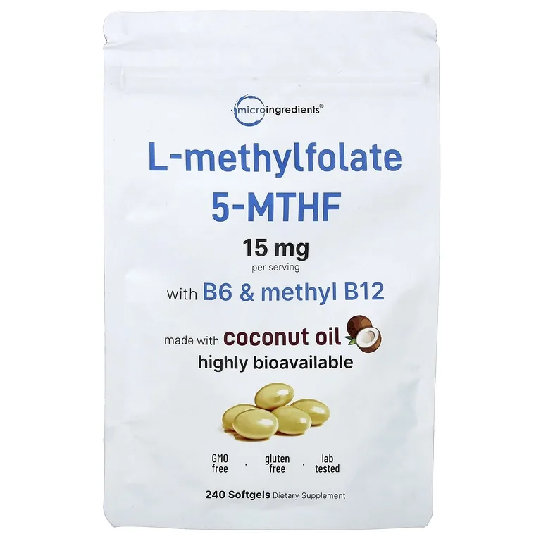 Micro Ingredients, L-метилфолат, 240 капсул