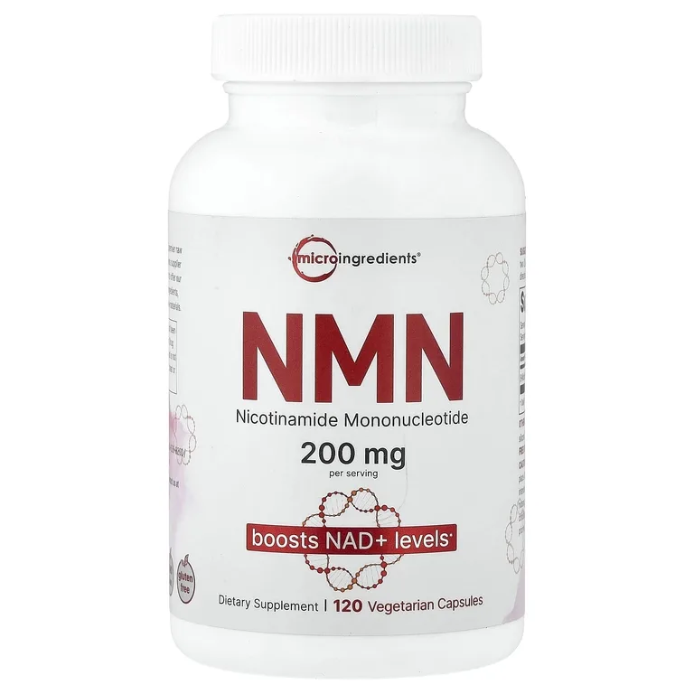 Micro Ingredients, NMN, 120 вегетарианских капсул (100 мг в 1 капсуле)