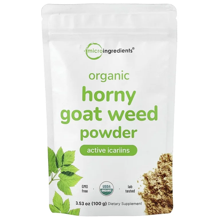 Micro Ingredients, порошок из органического горянки, 100 г (3,53 унции)