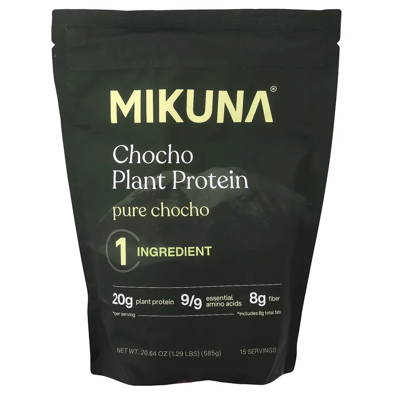 MIKUNA, протеиновый порошок из растения шоколад, чистый шоколад, 585 г (1,29 фунта)