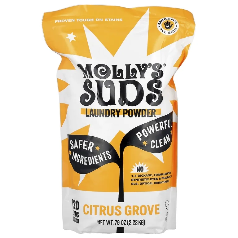 Molly's Suds, Original, порошок для стирки, Citrus Grove, 2,28 кг (80,25 унции)