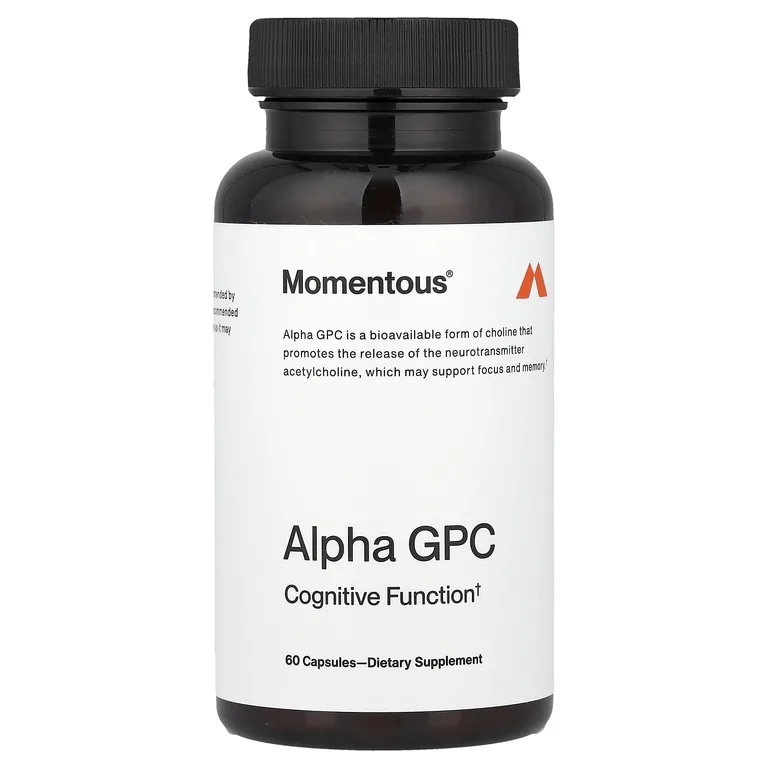 Momentous, альфа-ГФХ, 60 капсул (300 мг в 1 капсуле)