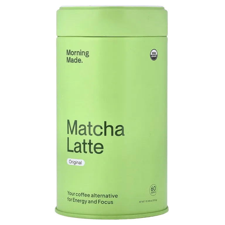 Morning Made, латте с матча, оригинальный вкус, 300 г (10,58 унции)