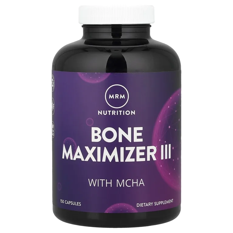 MRM Nutrition, комплекс для поддержки здоровья костей и увеличения их плотности с микрокристаллическим гидроксиапатитом (MCHA), 150 капсул