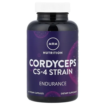 MRM Nutrition, кордицепс, 60 веганских капсул (750 мг в 1 капсуле)