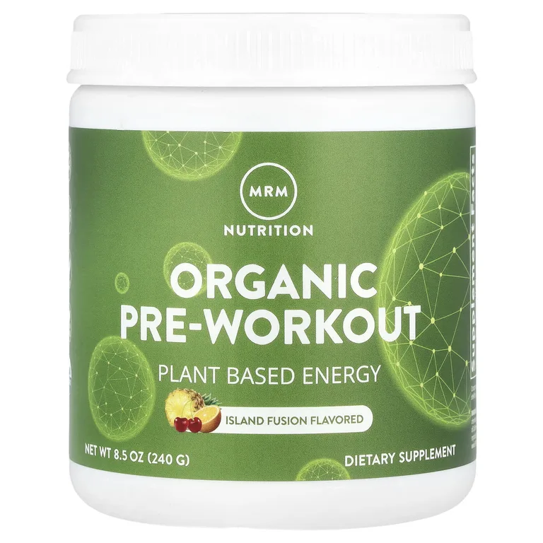 MRM Nutrition, Органическое средство перед тренировкой, островной фьюжн, 8,5 унций (240 г)