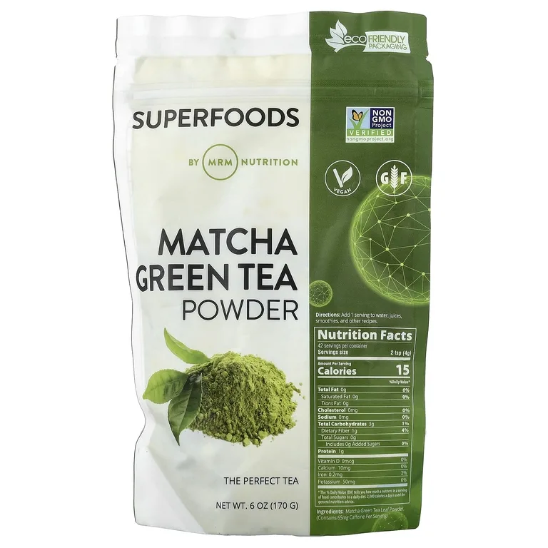 MRM Nutrition, зелёный чай матча в виде порошка, 170 г (6 унций)
