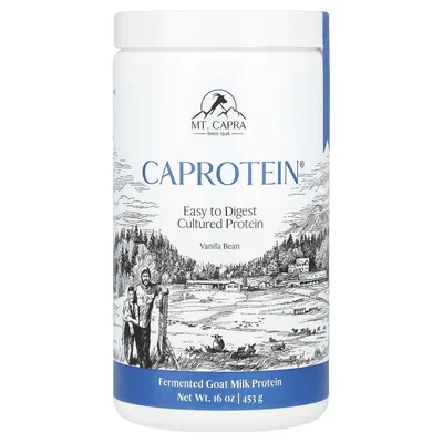 Mt. Capra, Ферментированный протеин из козьего молока, с ванильным вкусом, 453 г (16 унций)