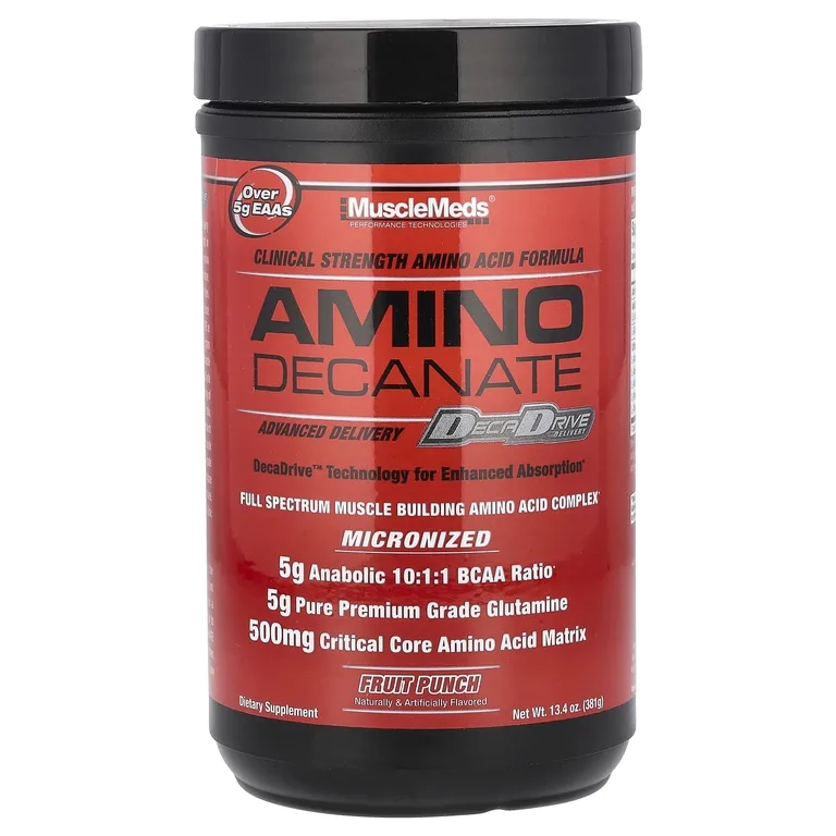 MuscleMeds, аминодеканат, фруктовый пунш, 381 г (13,4 унции)