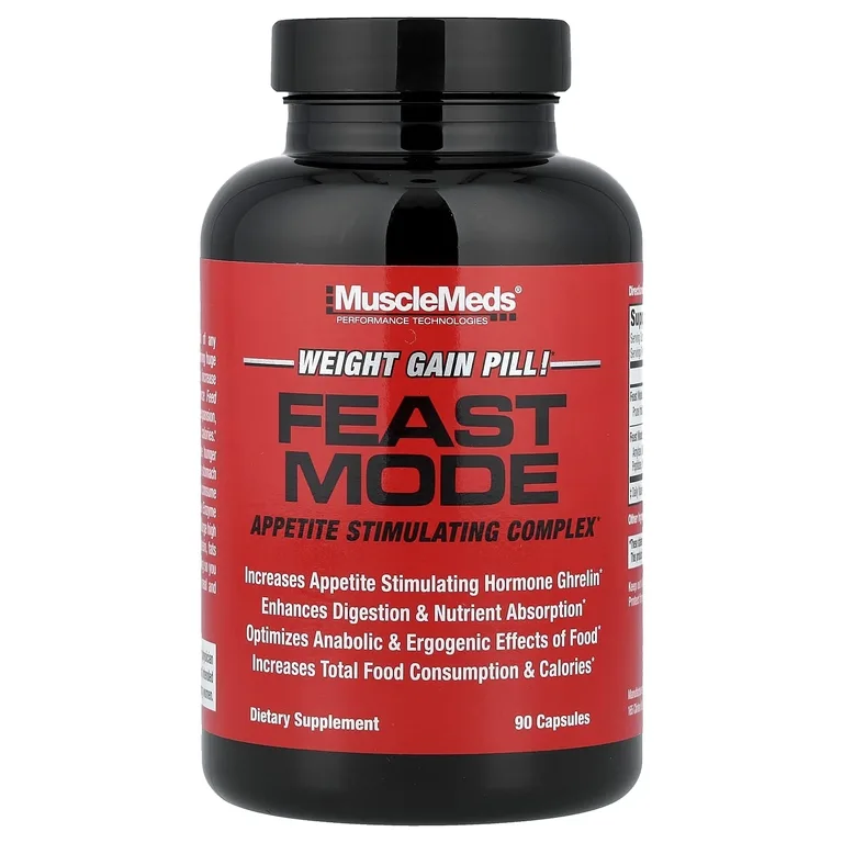 MuscleMeds, Feast Mode, комплекс для стимуляции аппетита, 90 капсул