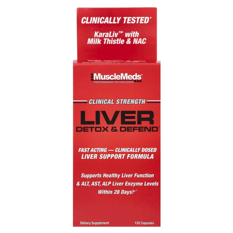 MuscleMeds, Liver Detox & Defense™, Liver Detox & Defense™, 120 капсул