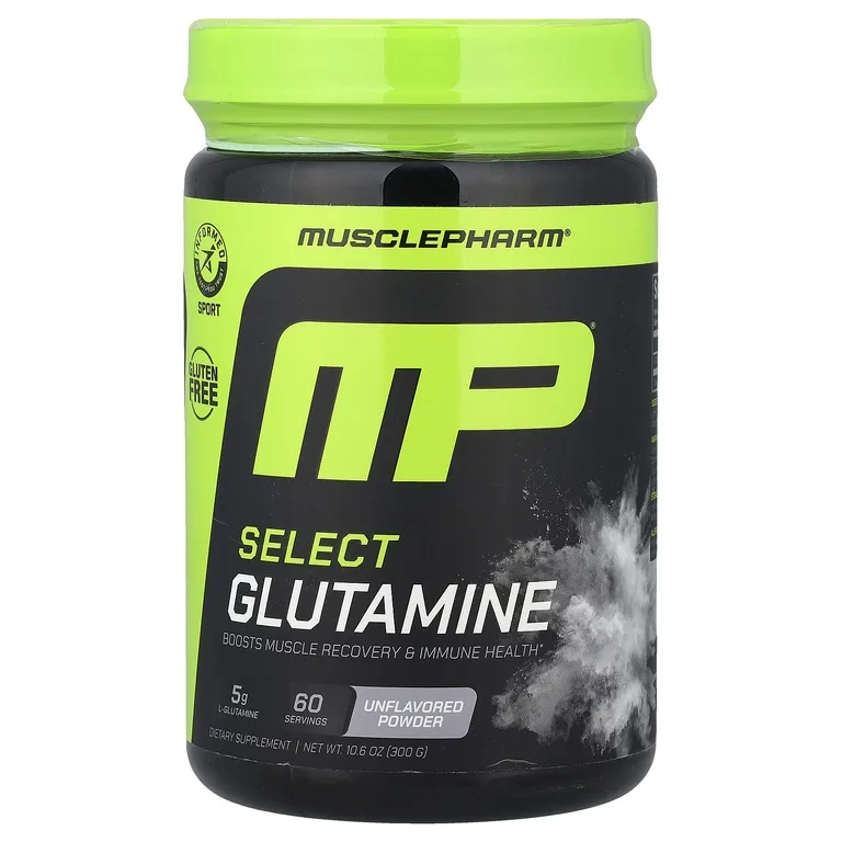 MusclePharm, глутамин в порошке, без вкусовых добавок, 300 г (10,6 унции)