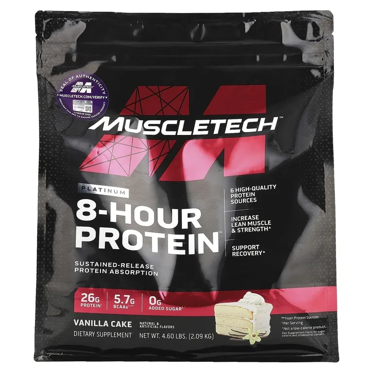 MuscleTech, смесь для приготовления протеинового коктейля, со вкусом ванильного торта, 2,09 кг (4,6 фунта)