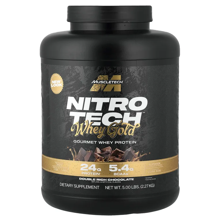 MuscleTech, сывороточный протеин, со вкусом двойного шоколада, 2,27 кг (5 фунтов)