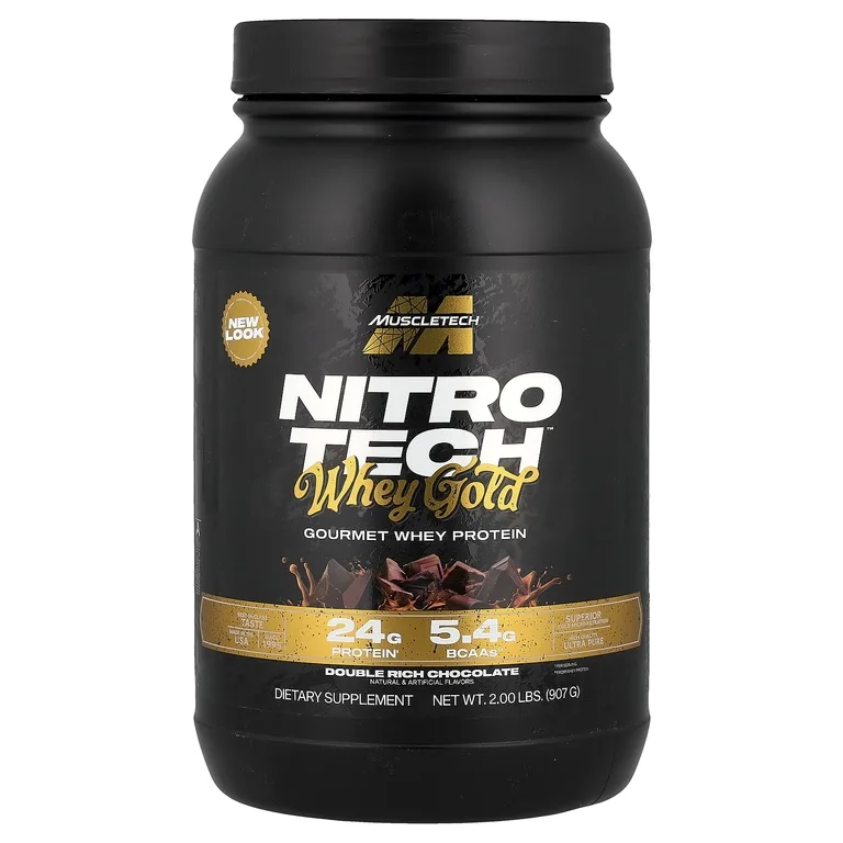 MuscleTech, сывороточный протеин, со вкусом двойного шоколада, 907 г (2 фунта)