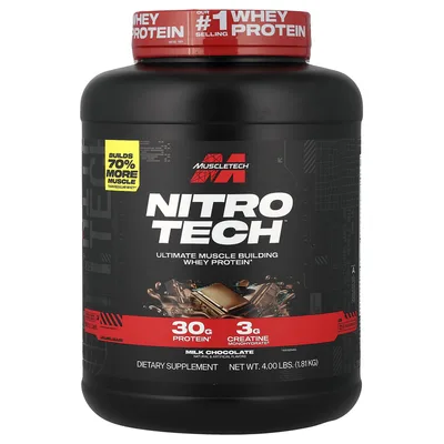 MuscleTech, сывороточный протеин, со вкусом молочного шоколада, 1,81 кг (4 фунта)