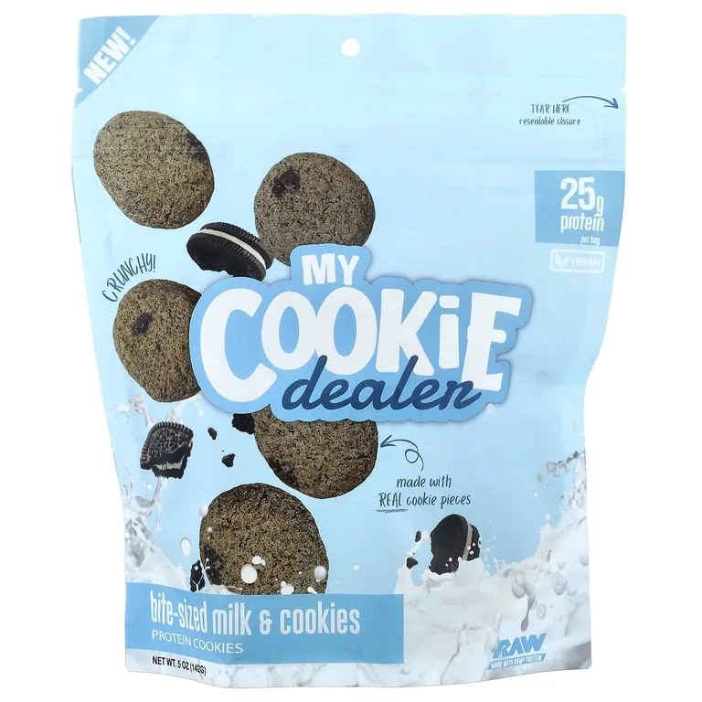 My Cookie Dealer Protein, протеиновое печенье, молоко и печенье, 142 г (5 унций)