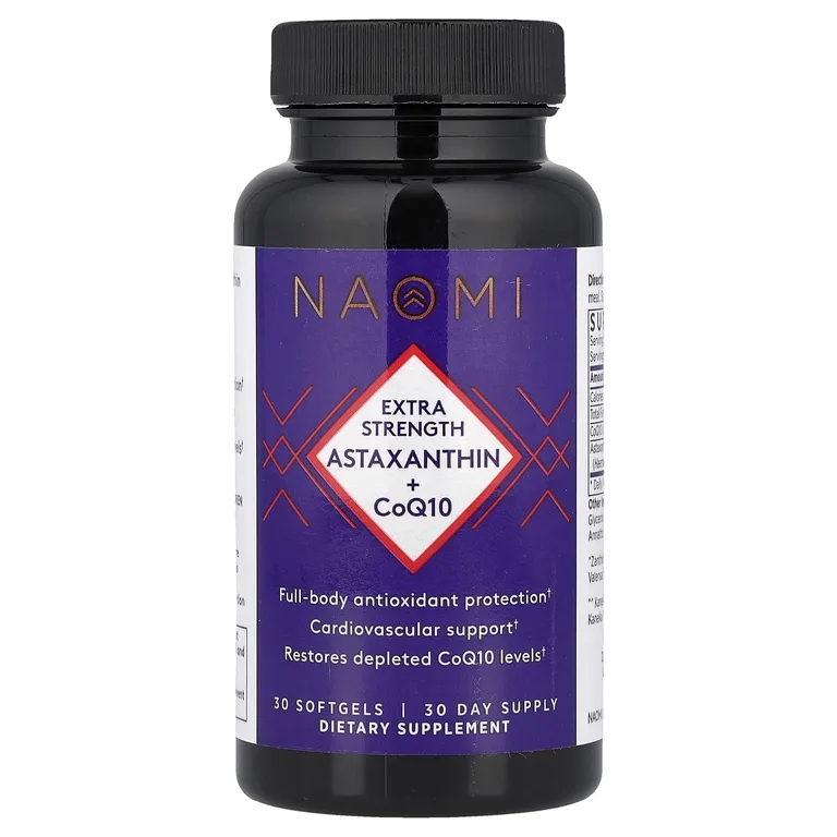 NAOMI, астаксантин + коэнзим Q10, 30 капсул