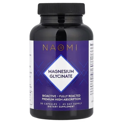 NAOMI, Глицинат магния, 90 капсул (100 мг в капсуле)