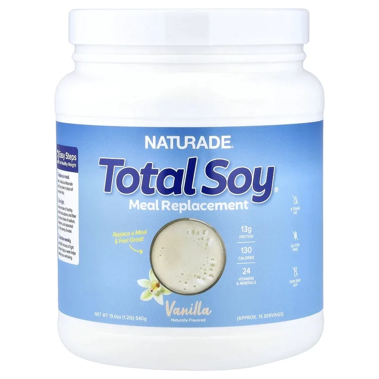 Naturade, заменитель еды, со вкусом ванили, 540 г (1,2 фунта)