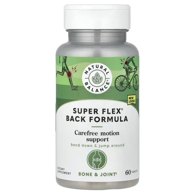 Natural Balance, средство для спины, 60 таблеток