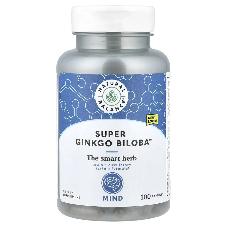 Natural Balance, Super Ginkgo Biloba™, 100 капсул