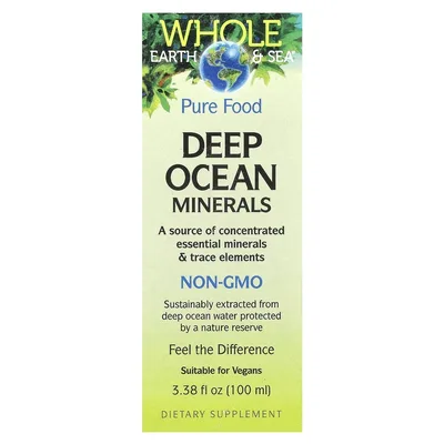 Natural Factors, Минералы из глубоких океанов, 100 мл (3,38 жидк. унц.)