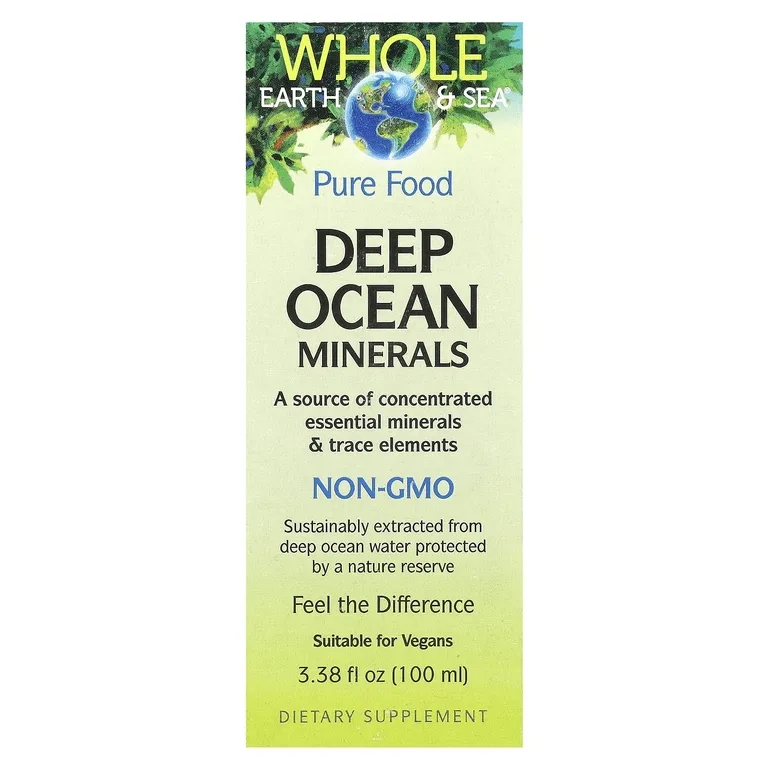 Natural Factors, Минералы из глубоких океанов, 100 мл (3,38 жидк. унц.)