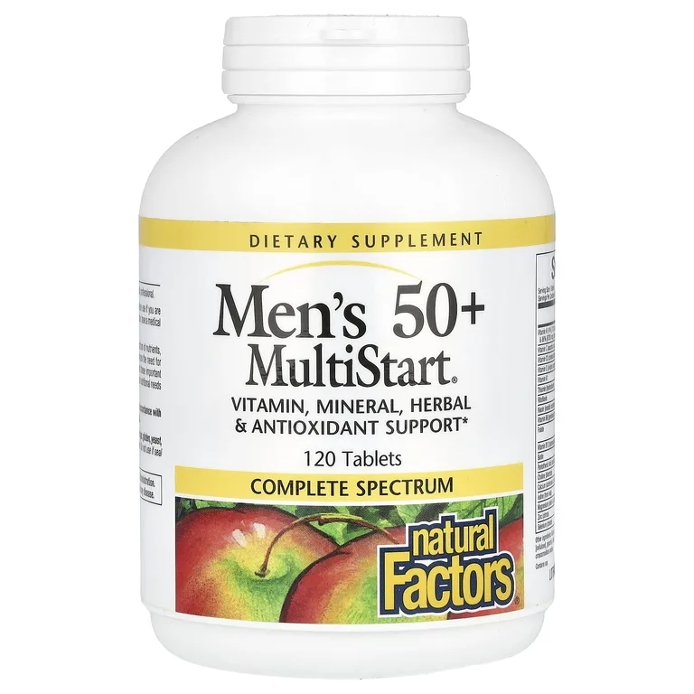 Natural Factors, мультивитамины для мужчин старше 50 лет, 120 таблеток