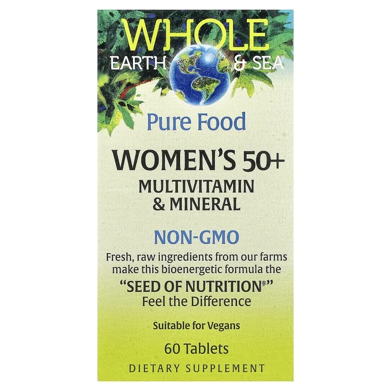 Natural Factors, мультивитамины и минералы для женщин старше 50 лет, 60 таблеток