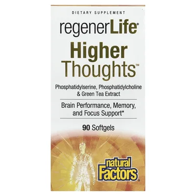 Natural Factors, RegenerLife®, Higher Thoughts™, 90 капсул