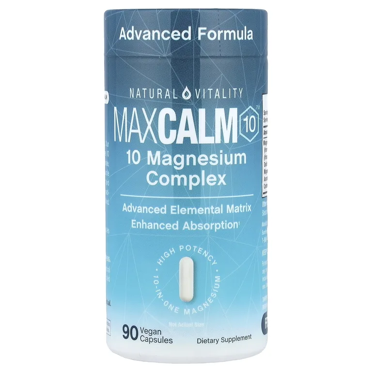 Natural Vitality, MaxCalm10™, 90 веганских капсул