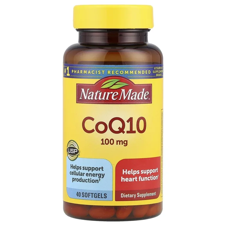 Nature Made, коэнзим Q10, 100 мг, 40 капсул