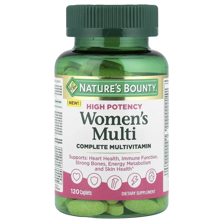 Nature's Bounty, Multi, полноценный мультивитаминный комплекс для женщин, высокая эффективность, 120 капсул