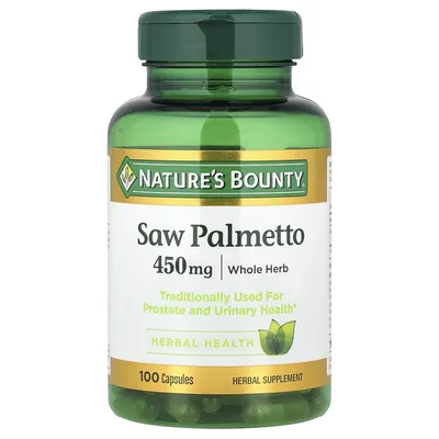Nature's Bounty, сереноя, 450 мг, 100 капсул