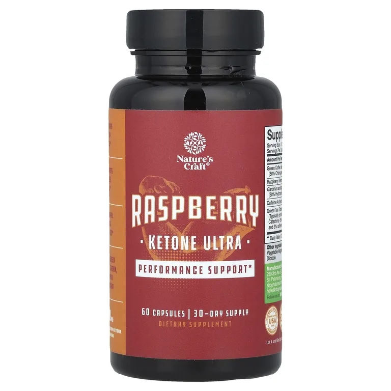 Nature's Craft, Raspberry Ketone Ultra, 60 капсул