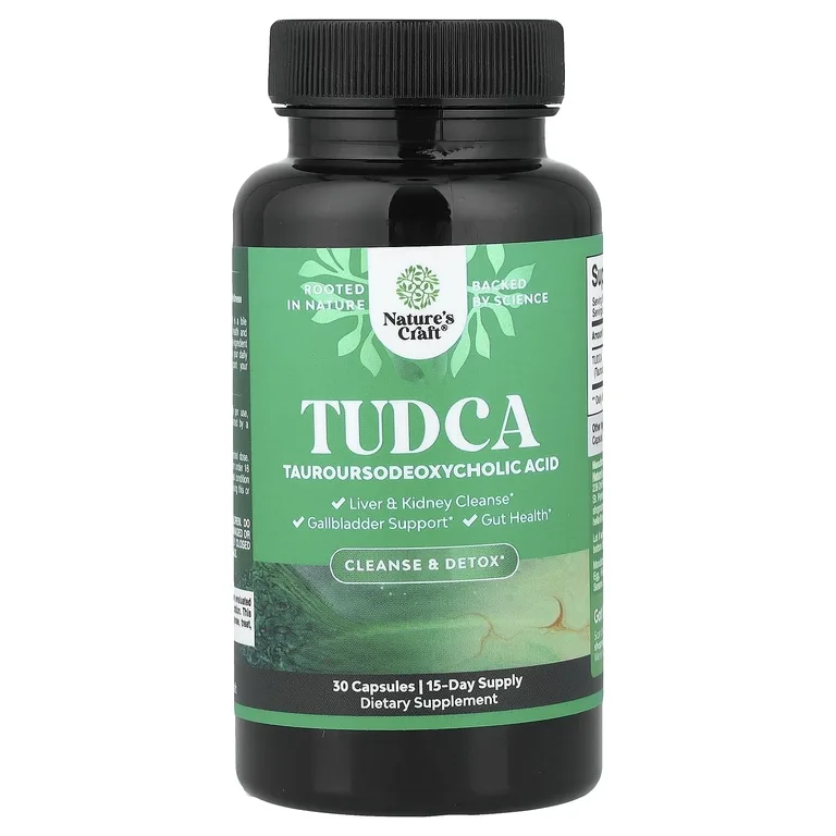 Nature's Craft, TUDCA, 30 капсул (250 мг в 1 капсуле)