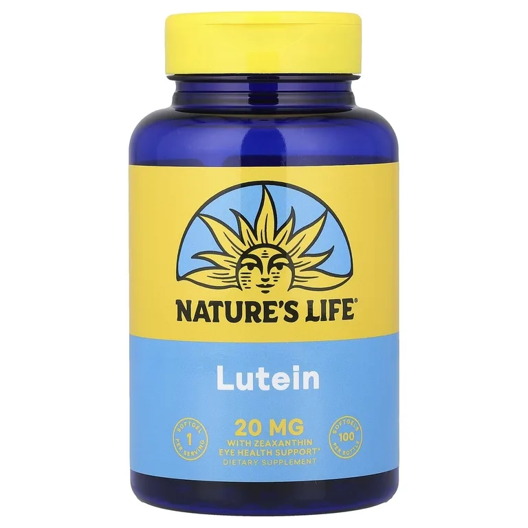 Nature's Life, лютеин, 100 мягких таблеток