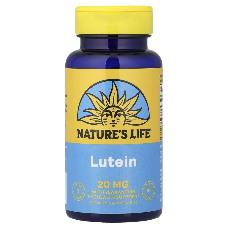 Nature's Life, лютеин, 60 капсул