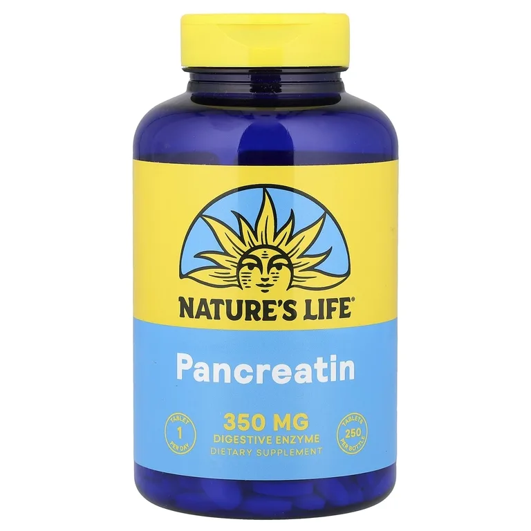 Nature's Life, панкреатин, 250 таблеток