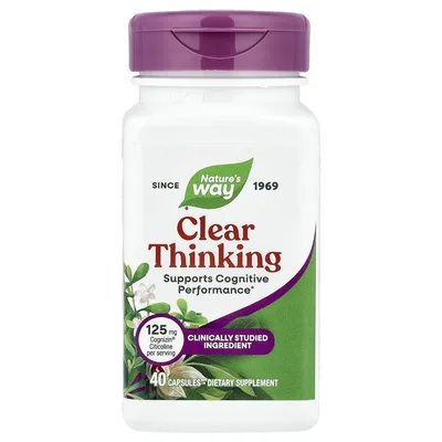 Nature's Way, Clear Thinking, 40 капсул