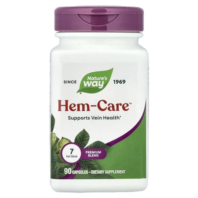 Nature's Way, комплекс для здоровья вен, 90 капсул