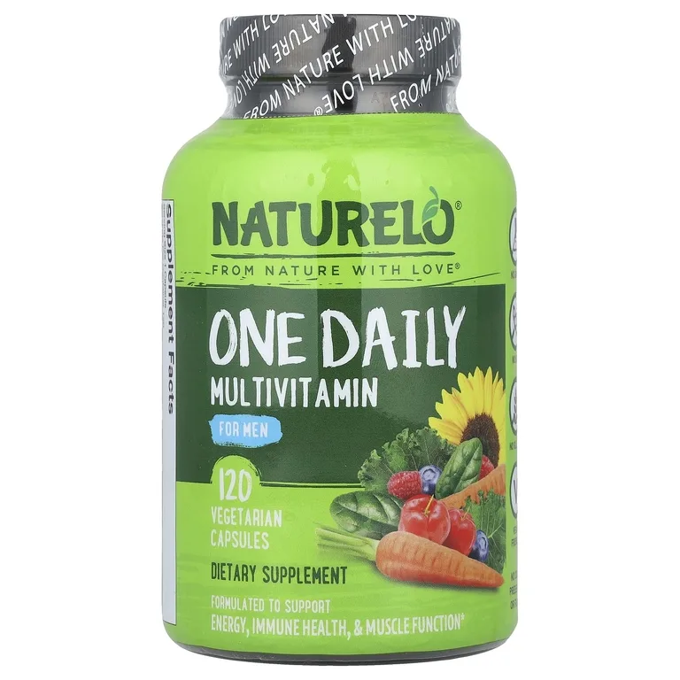 NATURELO, мультивитамины для мужчин, для ежедневного применения, 120 вегетарианских капсул