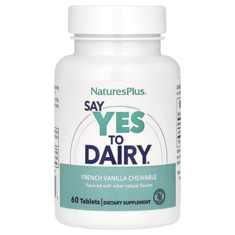 NaturesPlus, добавка для переваривания молочных продуктов, 50 жевательных таблеток