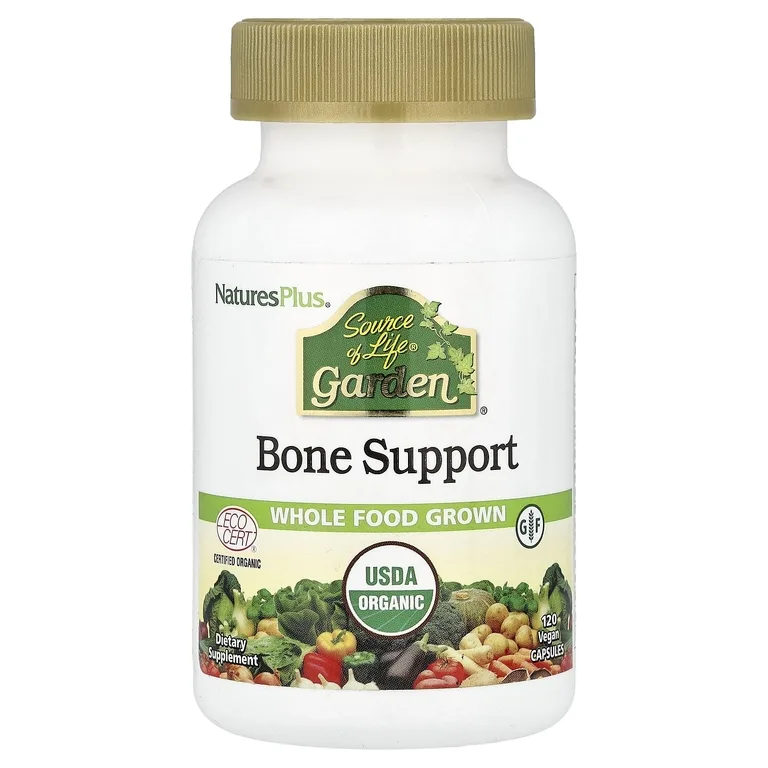 NaturesPlus, добавка для поддержки костей, 120 веганских капсул