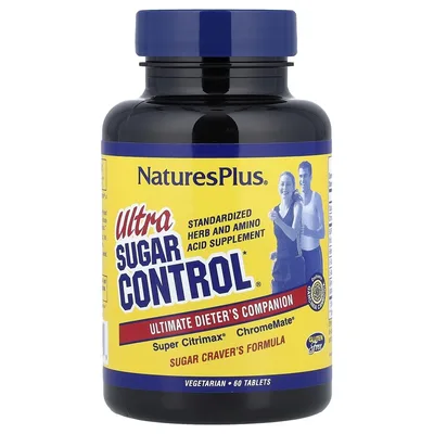 NaturesPlus, добавка для здорового баланса сахара, 60 таблеток